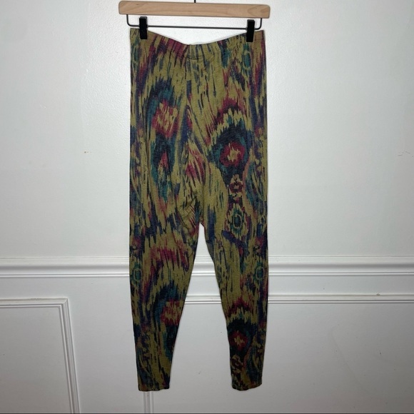 Plume & Thread Multicolor Legging Pant - Picture 3 of 8
